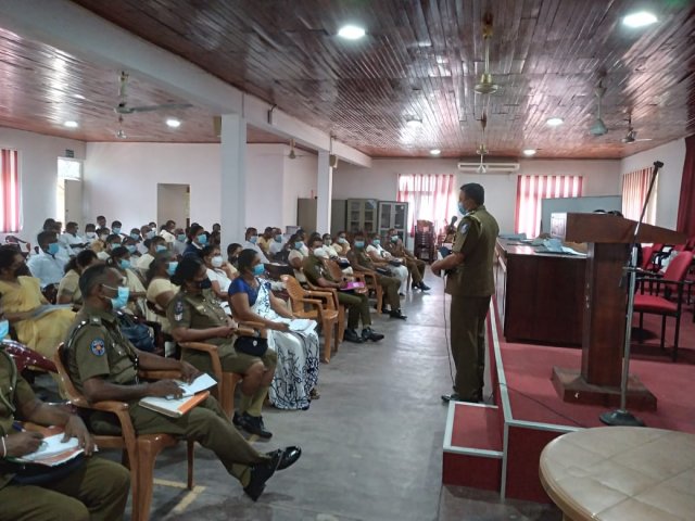 ග්‍රාම නිළධාරීන්ගේ කොට්ඨාශ රැස්වීම(2021-03-17)