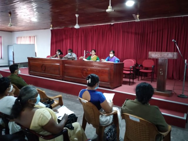  ග්‍රාම නිළධාරීන්ගේ කොට්ඨාශ රැස්වීම(2021-03-17)