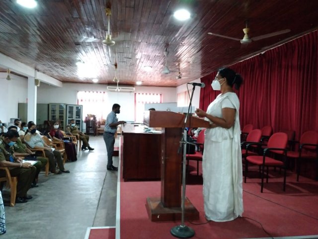  ග්‍රාම නිළධාරීන්ගේ කොට්ඨාශ රැස්වීම(2021-03-17)