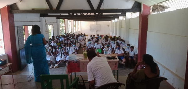 Educating school students about the importance of using the Internet safely / Homagama