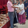 Providing pahanthira production equipment for low-income house-headed female families / Homagama