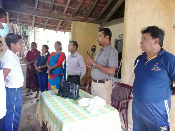A "One Day Leadership Training Camp" at Homagama Navalamulla Village in celebration of World Children's Day (2022-10-01)