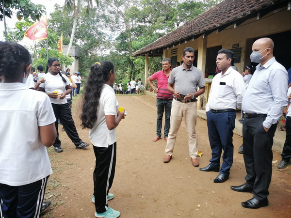 A "One Day Leadership Training Camp" at Homagama Navalamulla Village in celebration of World Children's Day (2022-10-01)