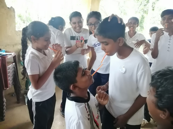 A "One Day Leadership Training Camp" at Homagama Navalamulla Village in celebration of World Children's Day (2022-10-01)