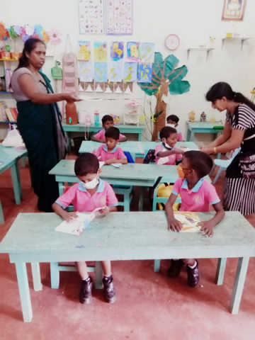 Implementation of nutrition programs targeting pre-school children / Homagama - Uduwana division