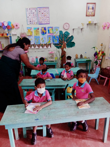 Implementation of nutrition programs targeting pre-school children / Homagama - Uduwana division