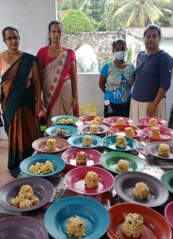 A "local food and drink promotion" program at Homagama Mavatgama...