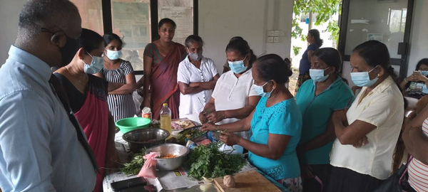 A "Food Security and Local Food Promotion" program at Homagama Rilawala (2022-10-20)