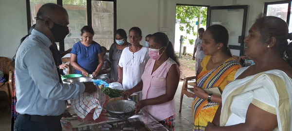 A "Food Security and Local Food Promotion" program at Homagama Rilawala (2022-10-20)