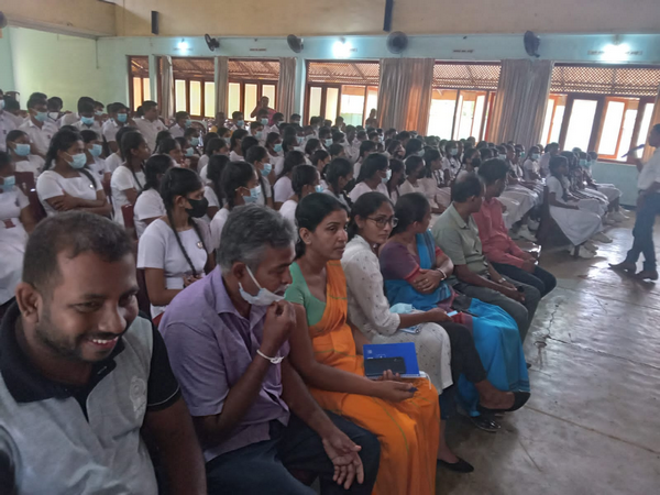 A literary lecture for Advanced Level school students / Homagama (2022)