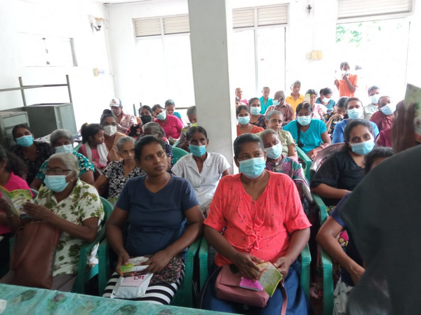 An awareness about the social security pension schemes at Homagama (2022-11-14)