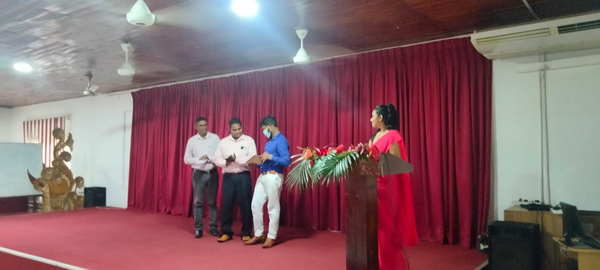 Releasing event of the  CD “Man Nubage Thawamath " created by the combination of Homagama Multipurpose Development Assistants