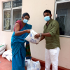 A donation of rice for elderly and disabled homes in Homagama (2022)