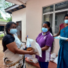 A donation of rice for elderly and disabled homes in Homagama