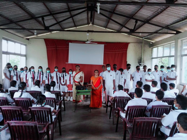 An awareness program for the students of Homagama Habarakada Junior College about skill-based drug prevention and the changes that occur in adolescence.