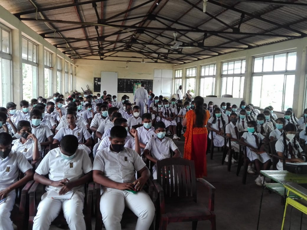 An awareness program for the students of Homagama Habarakada Junior College about skill-based drug prevention and the changes that occur in adolescence.