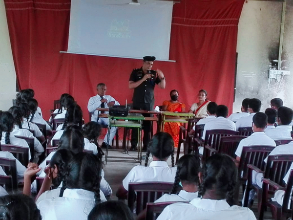 An awareness program for the students of Homagama Habarakada Junior College about skill-based drug prevention and the changes that occur in adolescence.
