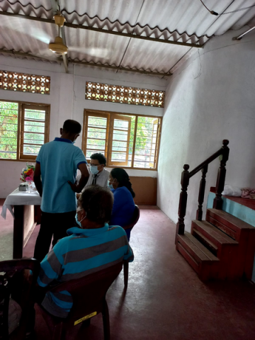An eye and medical clinic for Homagama senior citizens