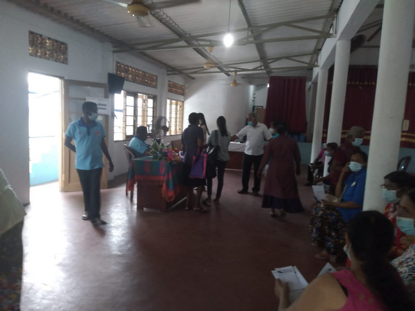 An eye and medical clinic for Homagama senior citizens