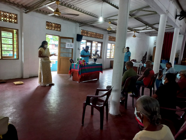An eye and medical clinic for Homagama senior citizens