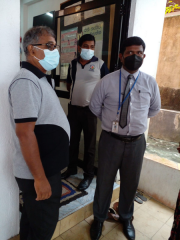 A medical clinic for the community of Homagama Sangharama and Siddamulla South Grama Niladhari Divisions