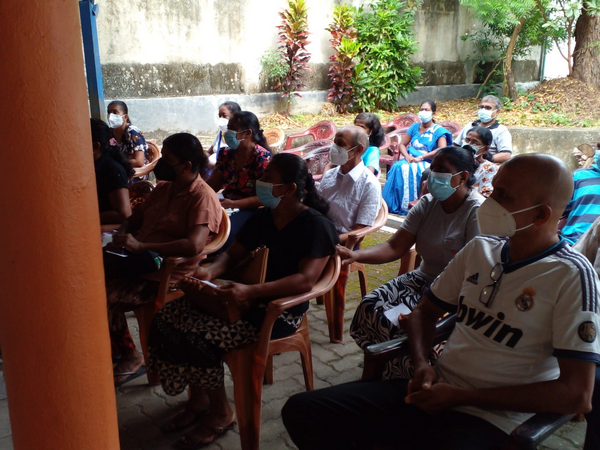 A medical clinic for the community of Homagama Sangharama and Siddamulla South Grama Niladhari Divisions