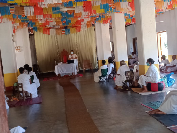 A program for the residents who celebrated Nikini Pun Pohodina in Homagama Mullegama