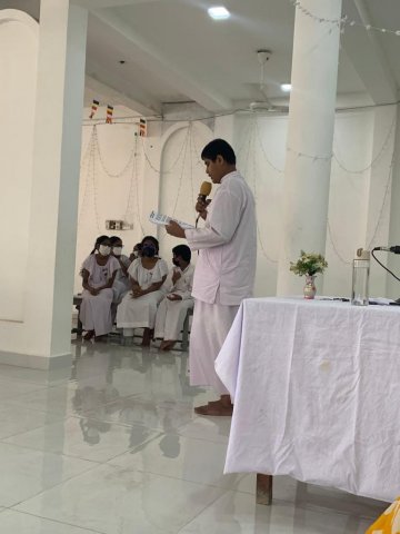 A song enjoyment program for Dhamma school students at Homagama (2023-02-12)