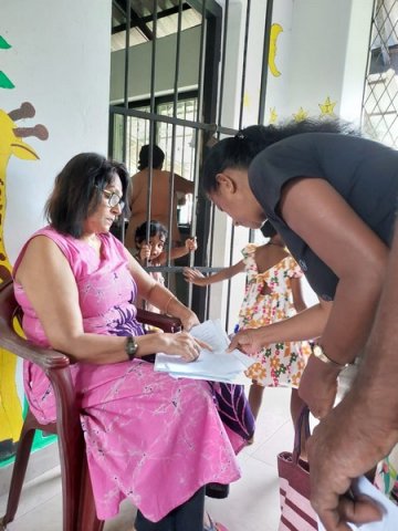 An eye clinic program in Meegoda (2023-10-07)
