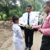 Laying the foundation stone of two "Jaya Vimana" houses in Homagama (2023-10-20)
