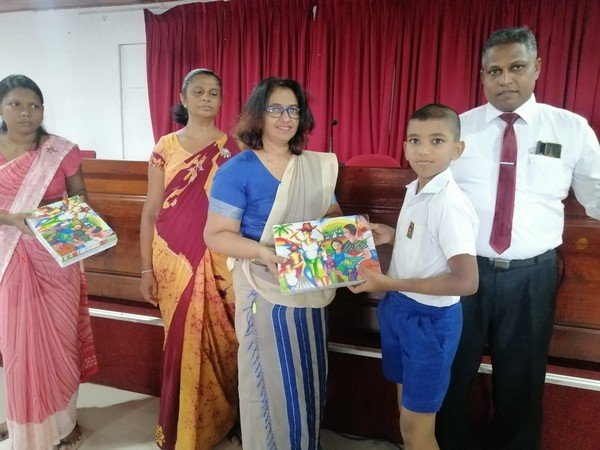 Homagama "Samurdhi Praja Moola Sisu Power Social Care" exercise books for school children (2023)