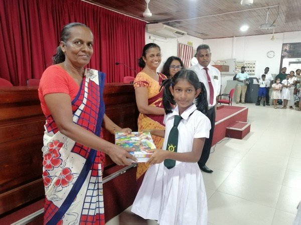 Homagama "Samurdhi Praja Moola Sisu Power Social Care" exercise books for school children (2023)