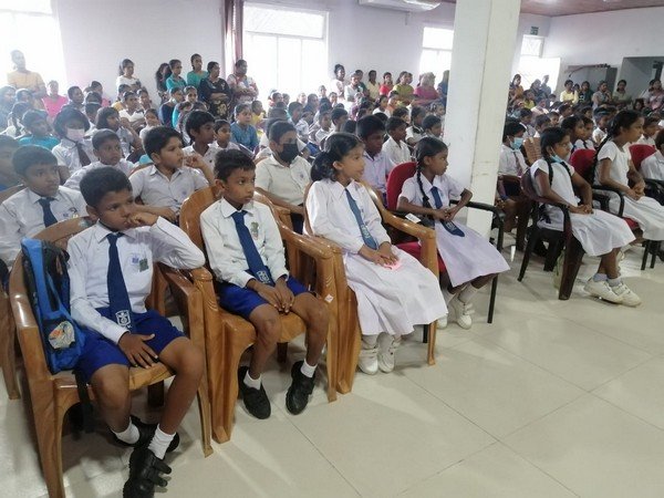 Homagama "Samurdhi Praja Moola Sisu Power Social Care" exercise books for school children (2023)